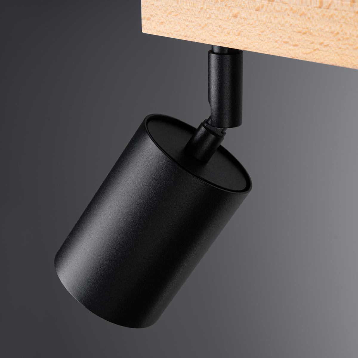 Sollux Plafón VERDO 3L negro 