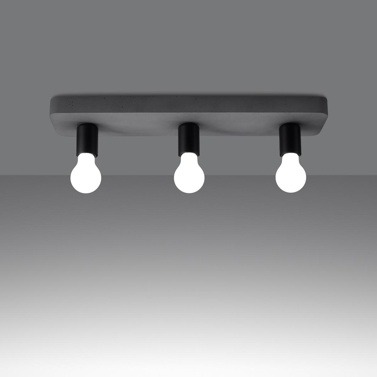 Sollux Lámpara de techo TAVO 3 