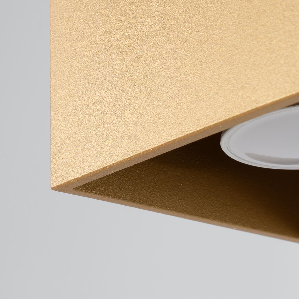 Sollux Lámpara de techo QUAD 1 oro 