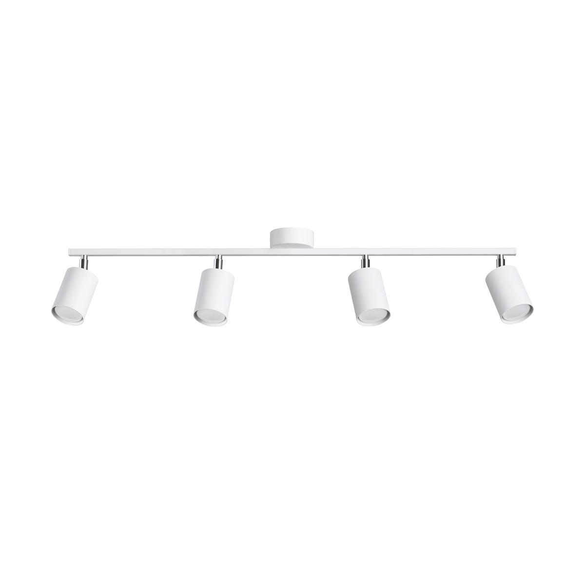 Sollux Lámpara de techo LEMMI 4L blanca 
