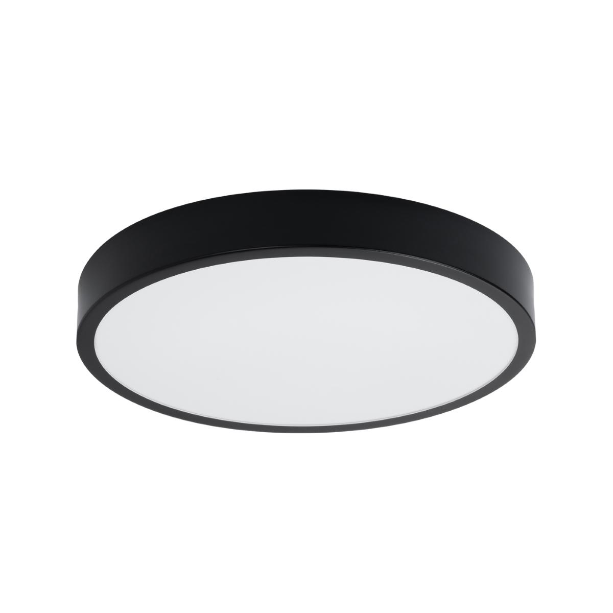 Sollux Plafón ONYX 50 negro LED 3000K 3000K