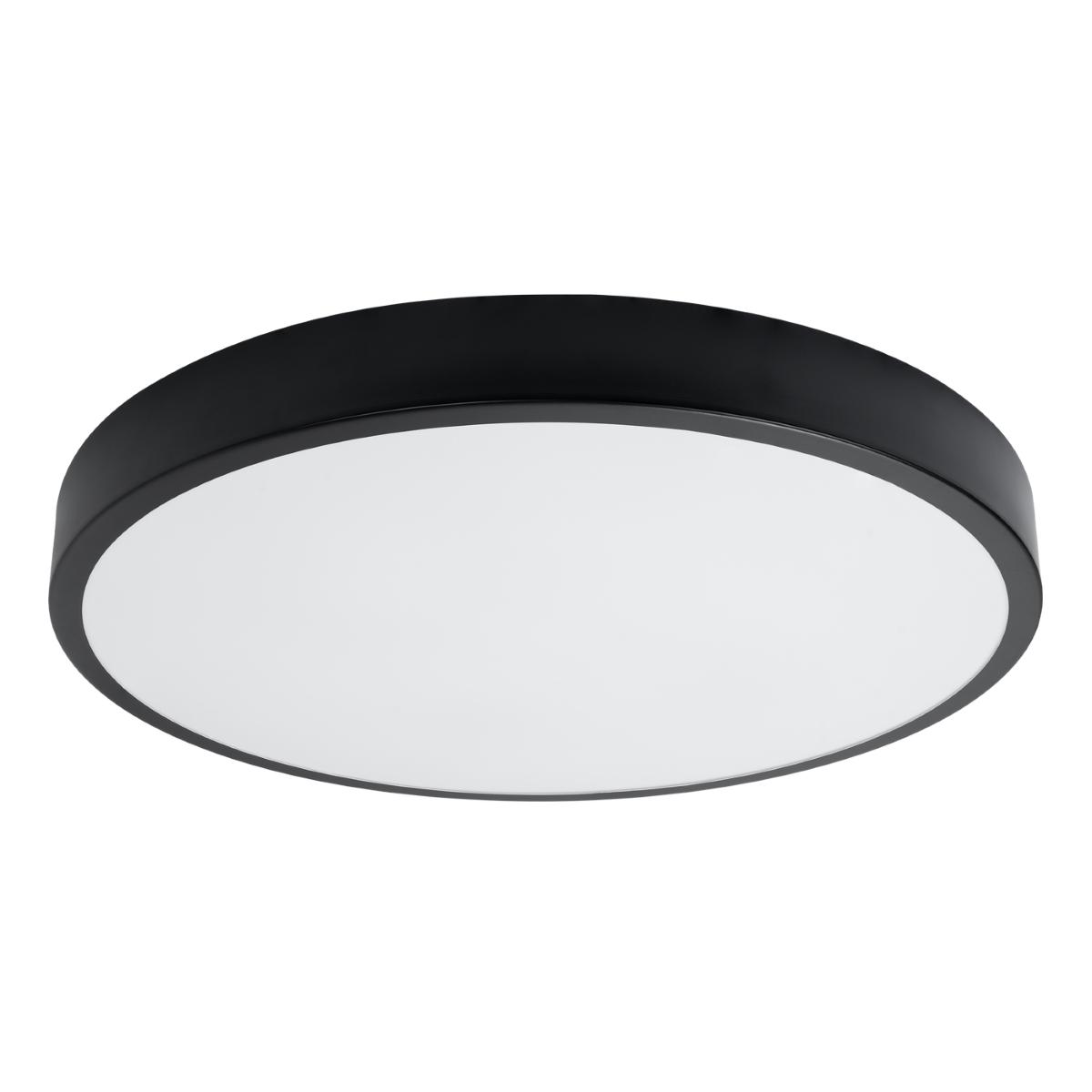 Sollux Plafón ONYX 60 negro LED 3000K 3000K