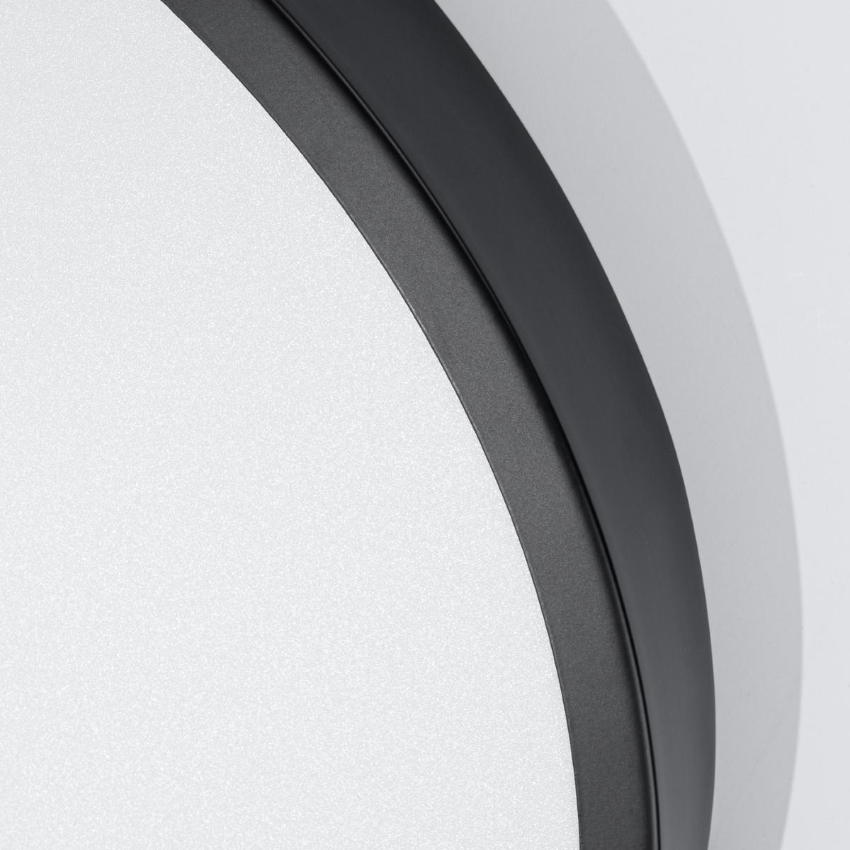 Sollux Plafón ONYX 60 negro LED 3000K 3000K