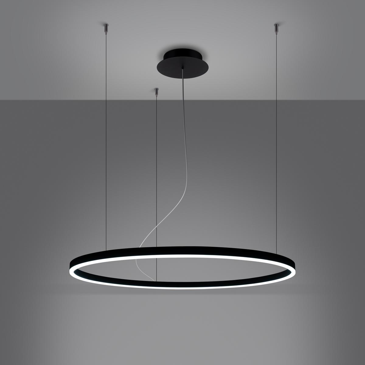 Sollux Araña ODA 80 negro LED 3000K 4000K