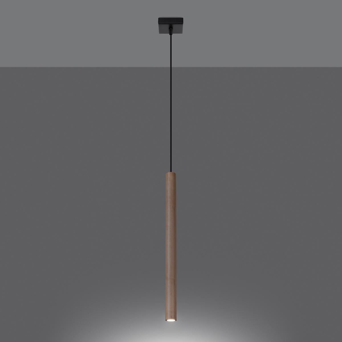 Sollux Lámpara colgante PASTELO 1 madera 