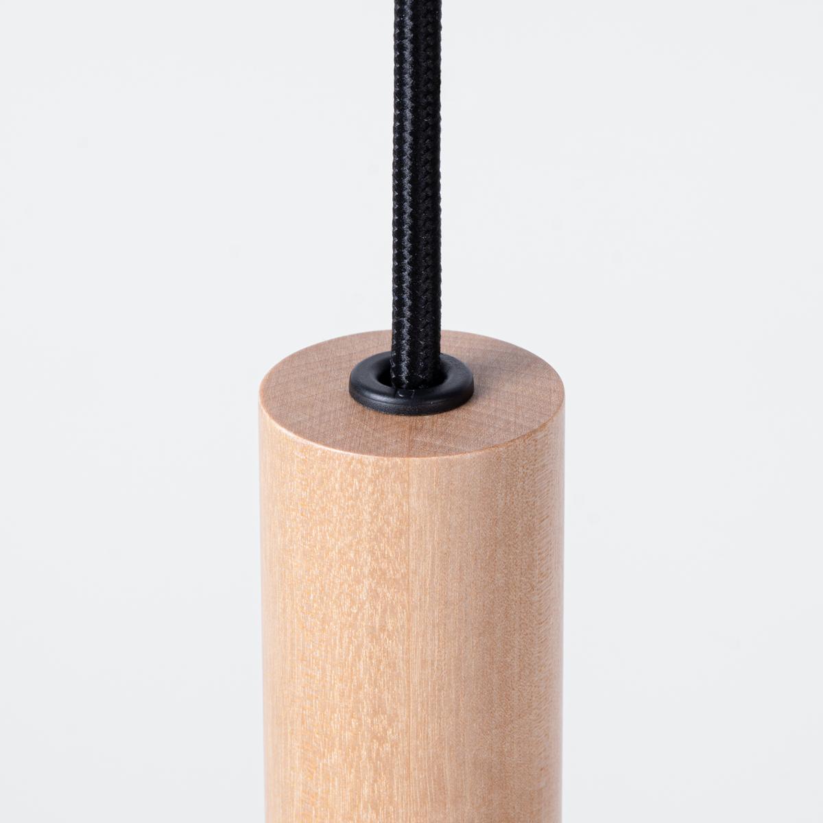 Sollux Lámpara colgante PASTELO 3L madera 