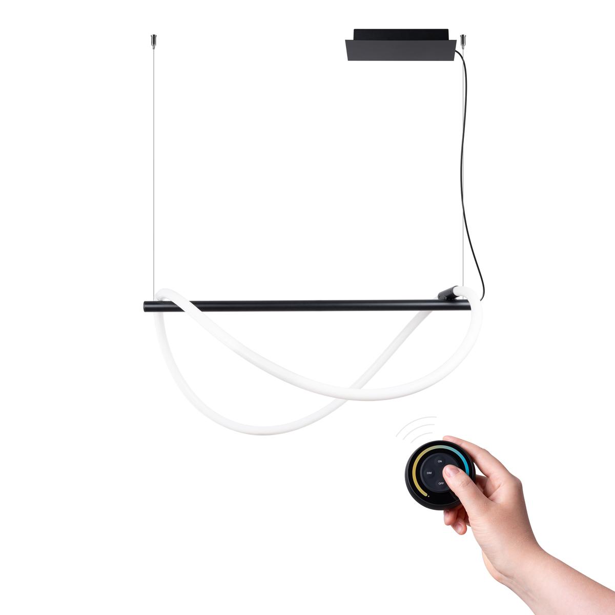 Sollux Lámpara colgante GALAKSE 84 negro LED 2700-6500K 2700-6500K