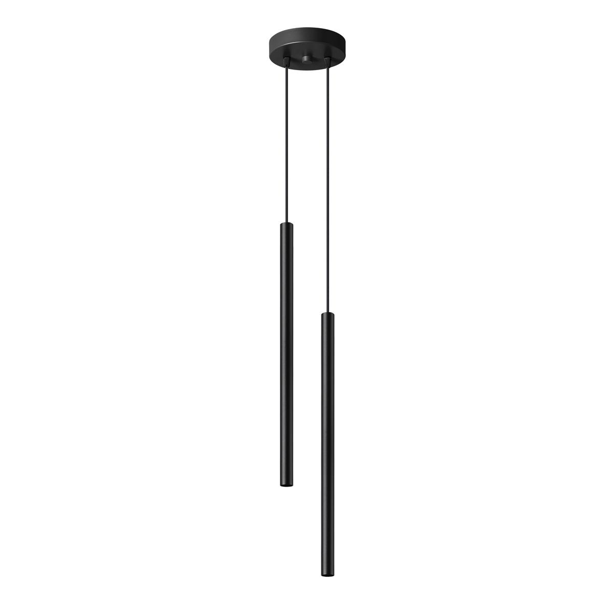 Sollux Lámpara colgante PASTELO 2 negro 