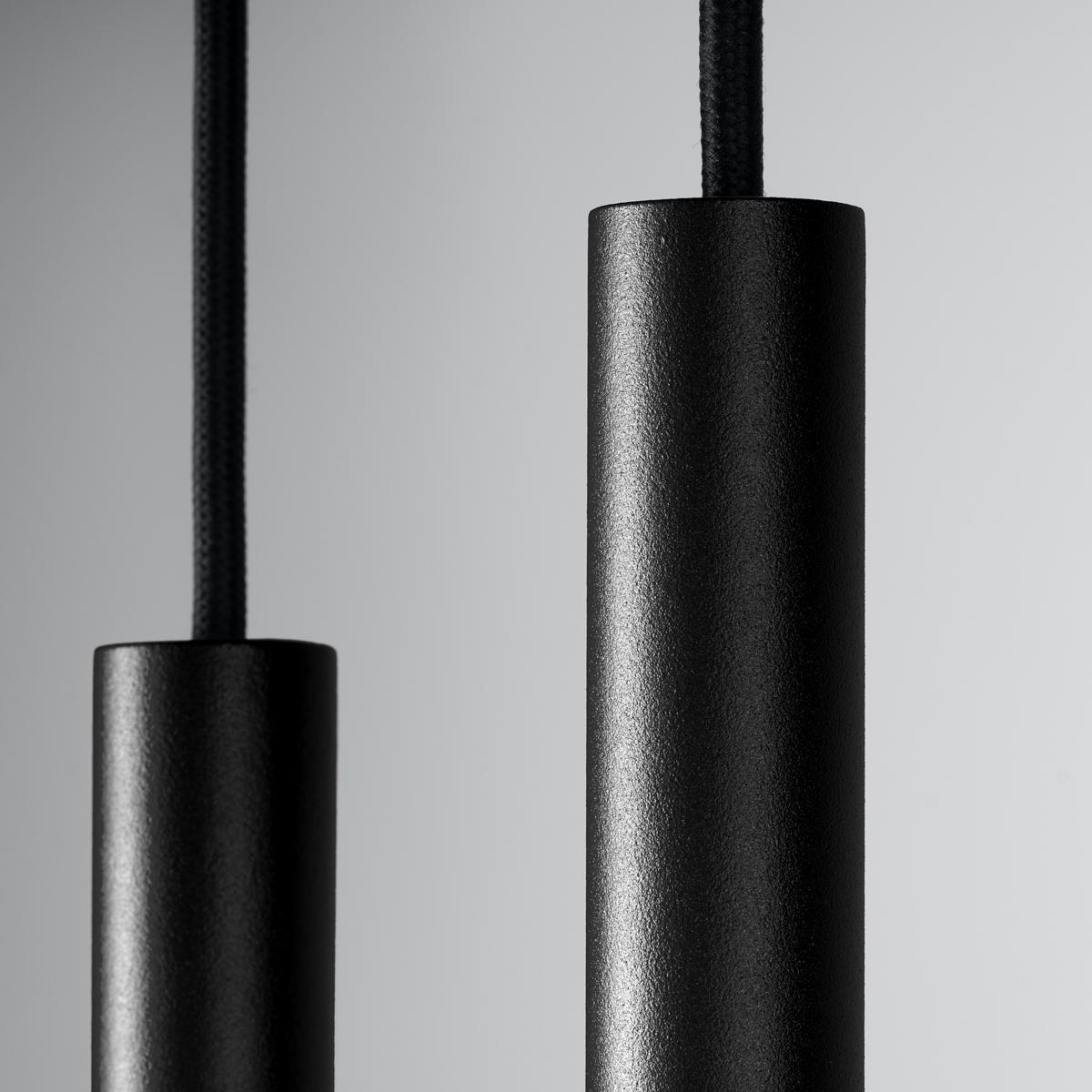 Sollux Lámpara colgante PASTELO 2 negro 