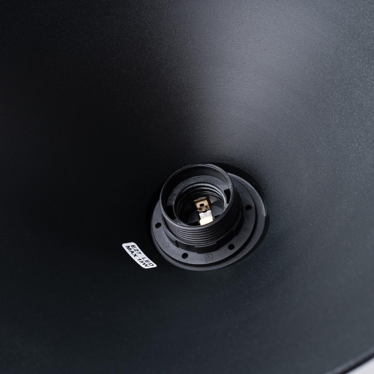 Sollux Lámpara colgante JAGA negra 