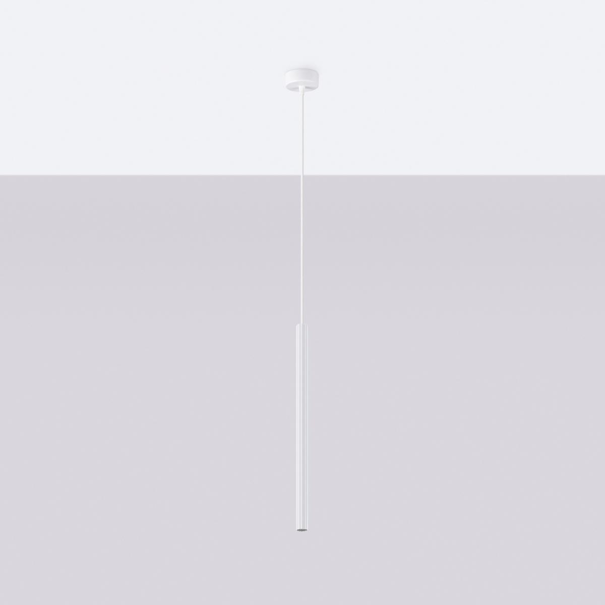 Sollux Lámpara colgante ARCHE 1 blanco 