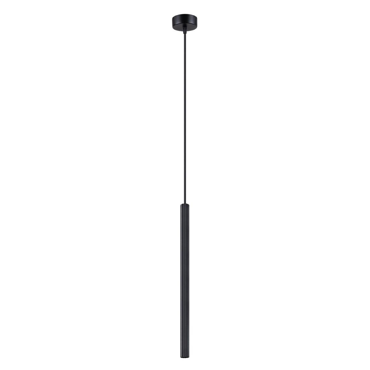 Sollux Lámpara colgante ARCHE 1 negro 
