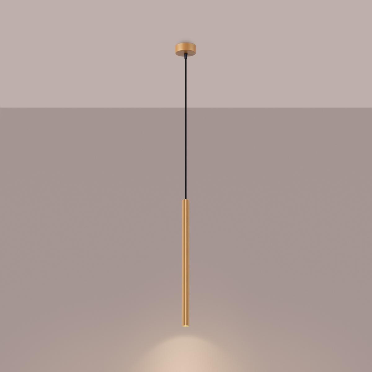 Sollux Lámpara colgante ARCHE 1 oro 