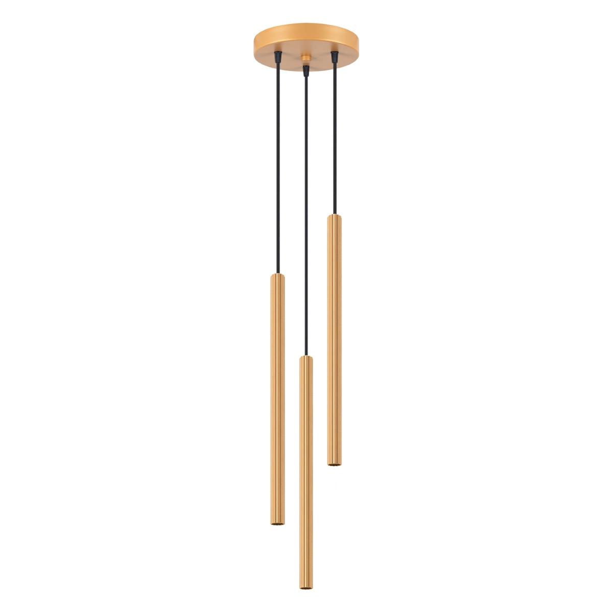 Sollux Lámpara colgante ARCHE 3P oro 