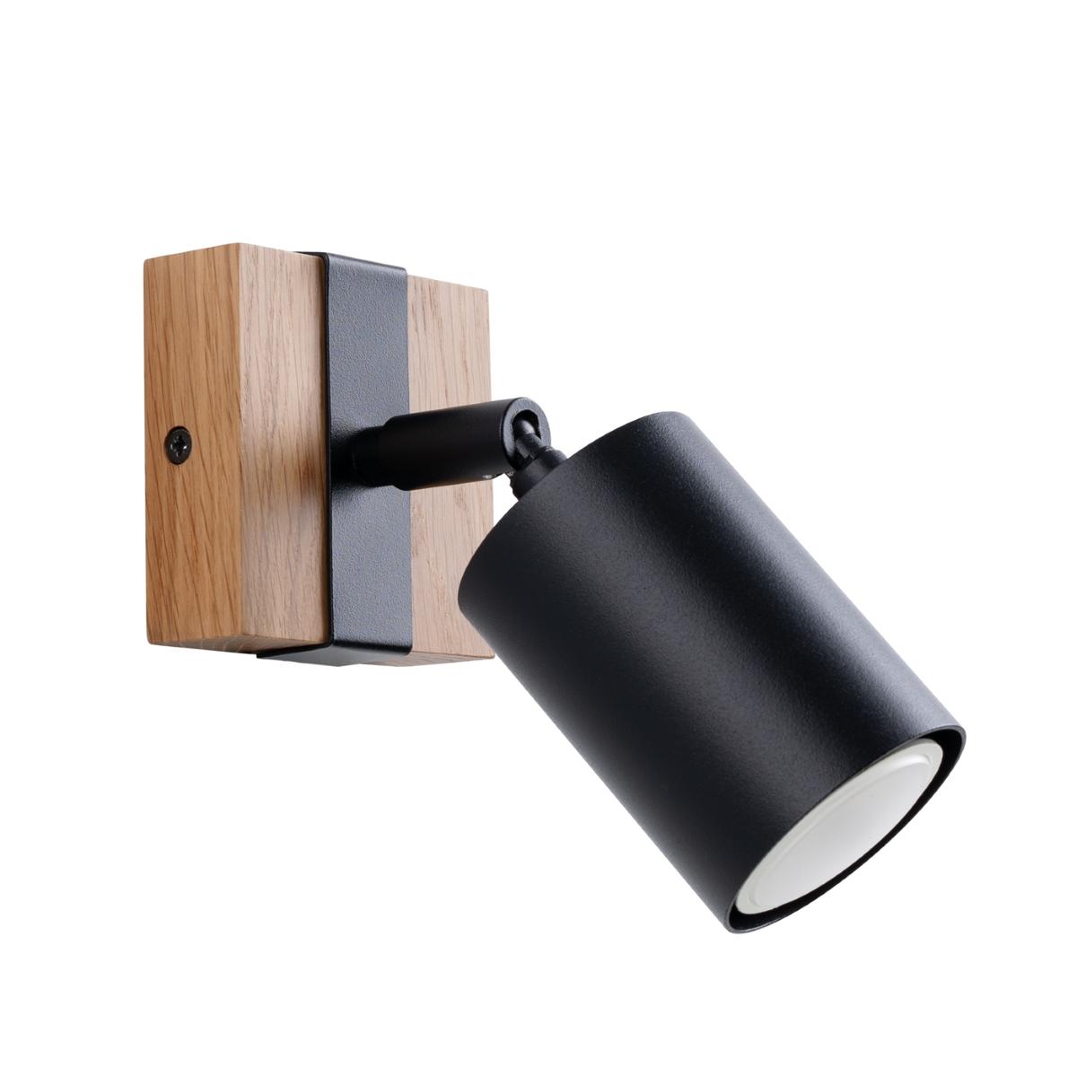 Sollux Aplique FAGER 1 negro 