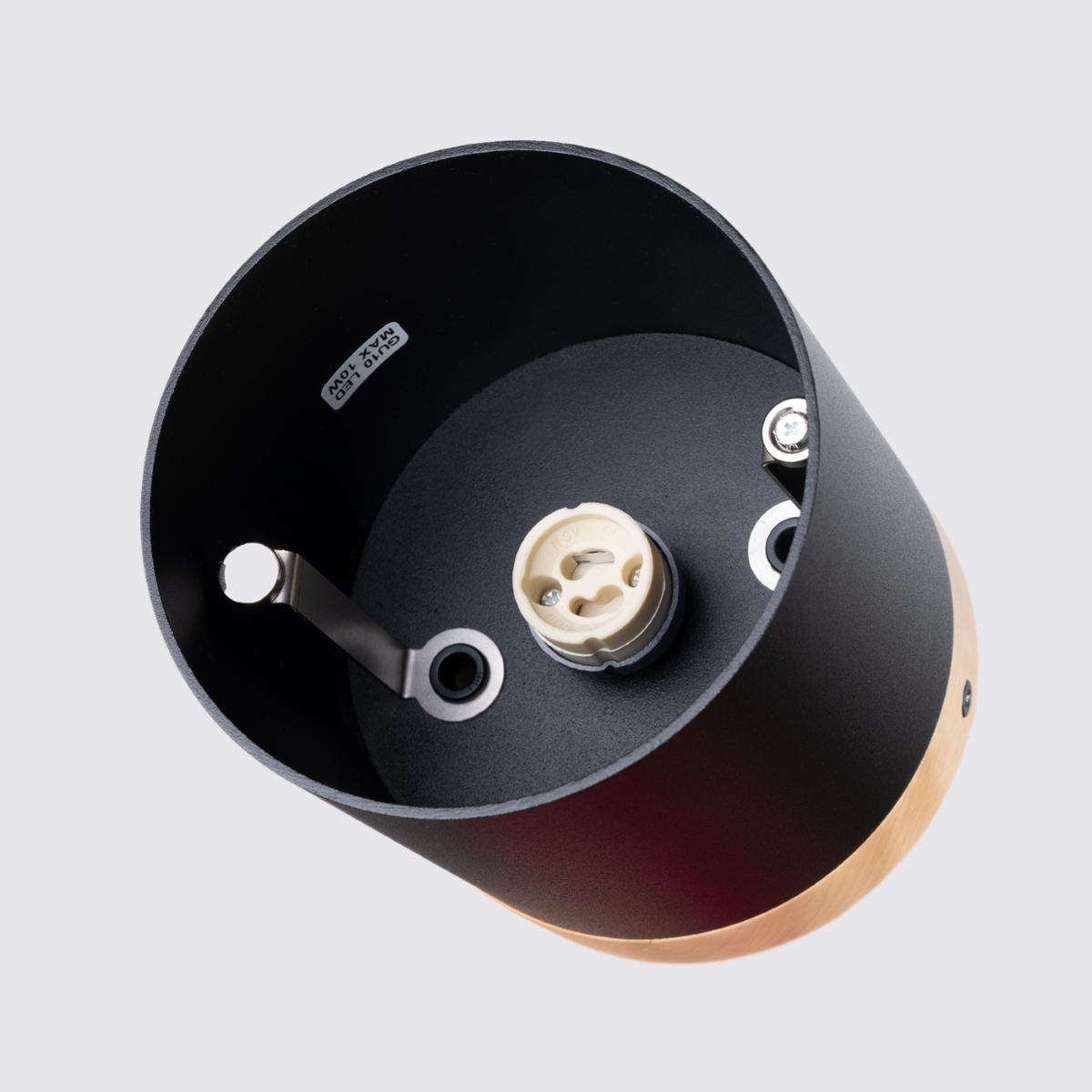 Sollux Lámpara de techo RIF negra 