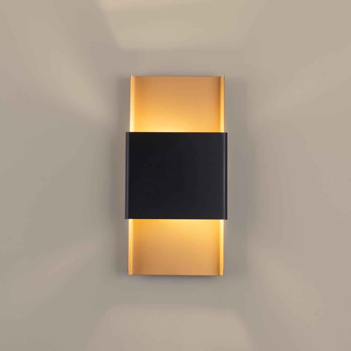 Sollux Aplique DURLIN oro/negro 