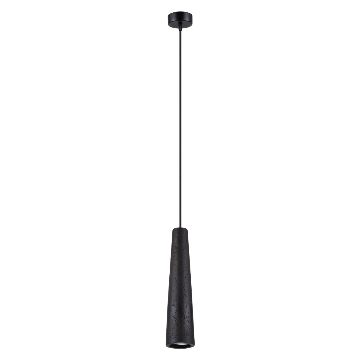 Sollux Lámpara colgante ELECTRA hormigón negro 