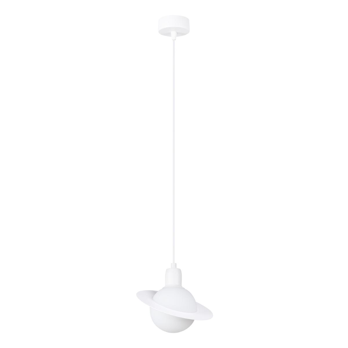 Sollux Lámpara colgante HYPERION 1 blanco 