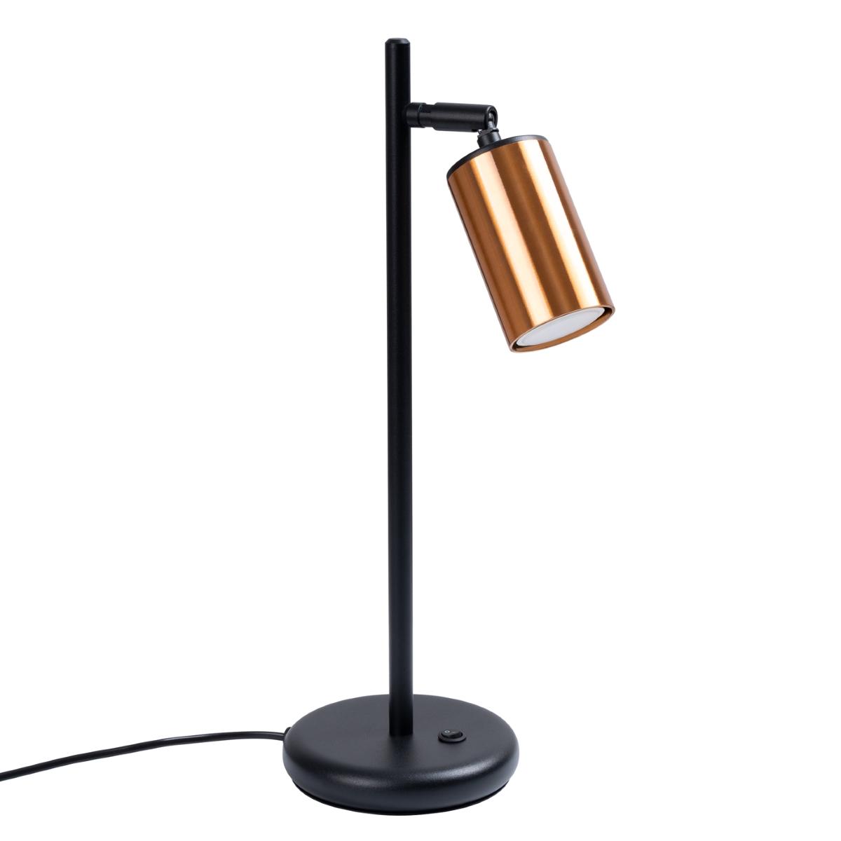 Sollux Lámpara de mesa WINX negro/cobre 