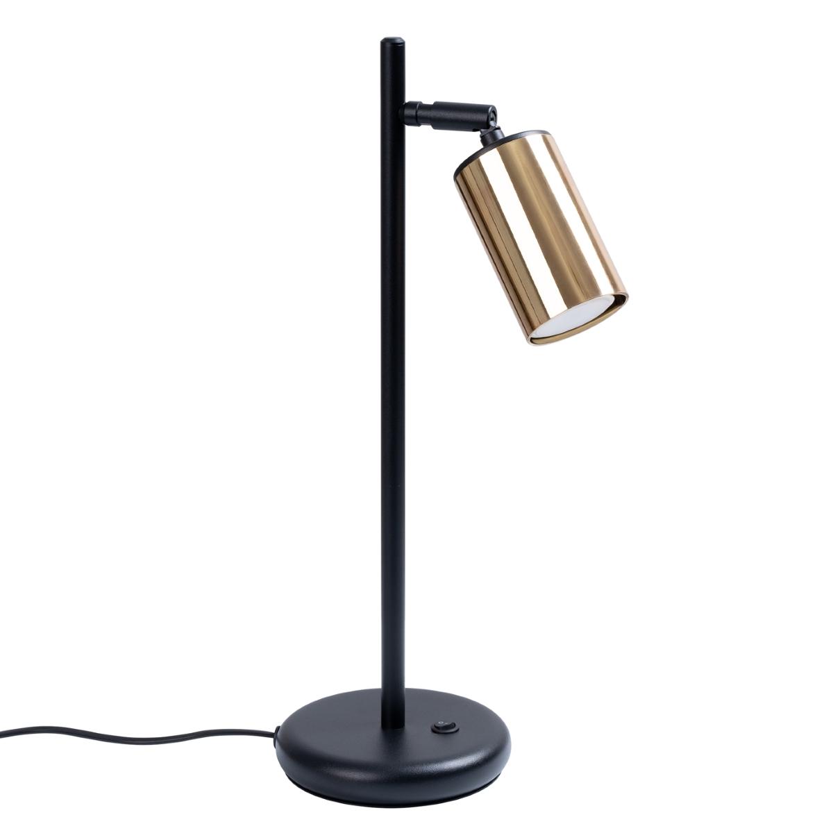 Sollux Lámpara de mesa WINX negro/oro 