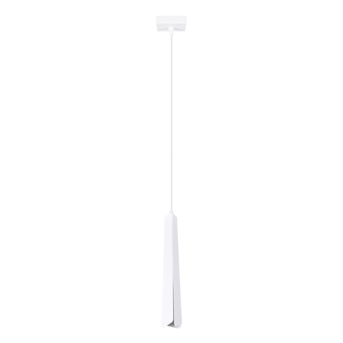 Sollux Lámpara colgante PRYSM 1 blanca 