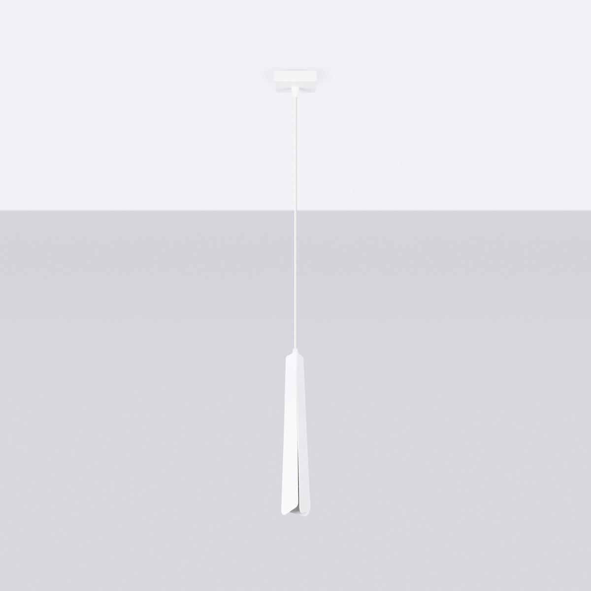 Sollux Lámpara colgante PRYSM 1 blanca 