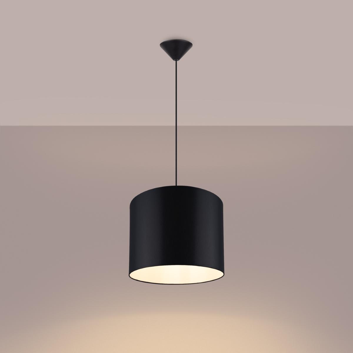 Sollux Lámpara colgante NOVA 30 negra 
