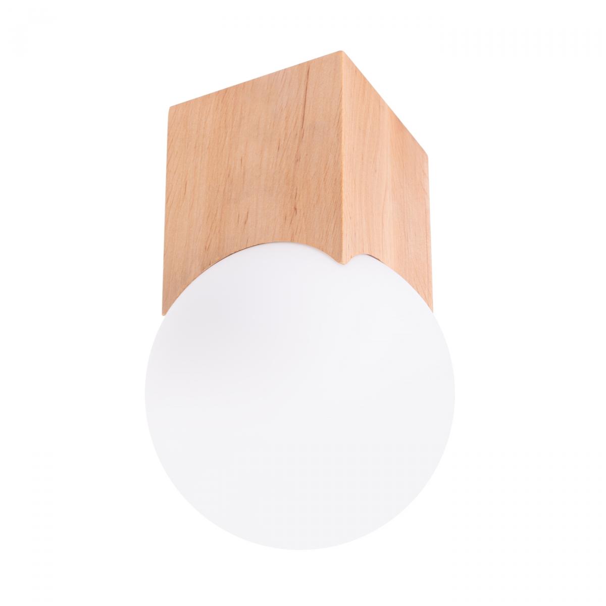 Sollux Lámpara de techo SOLIS madera natural N/A
