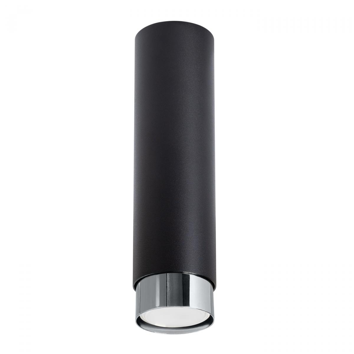 Sollux Lámpara de techo NERO 22,5 negro/cromo N/A