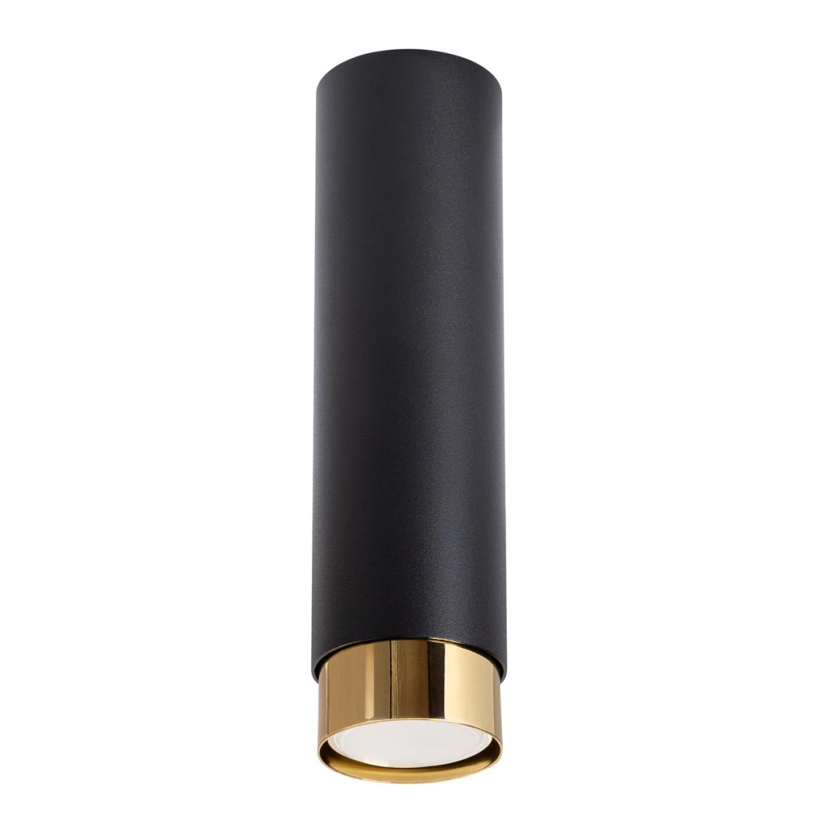 Sollux Lámpara de techo NERO 22,5 negro/oro N/A