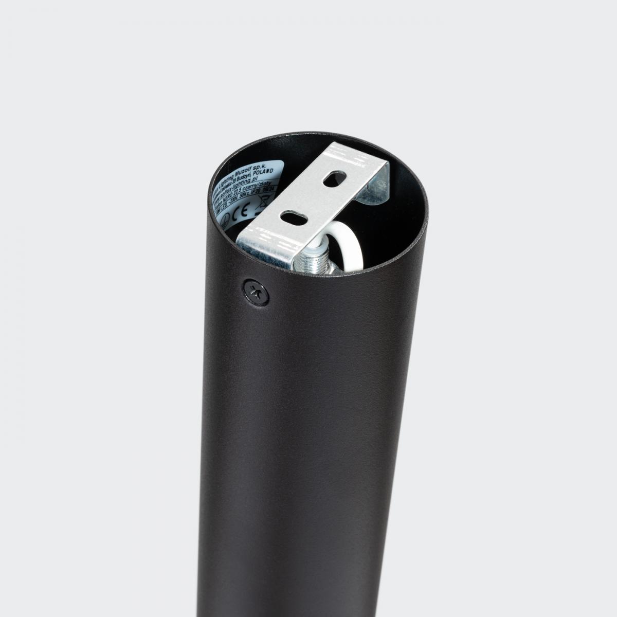 Sollux Lámpara de techo NERO 22,5 negro/oro N/A