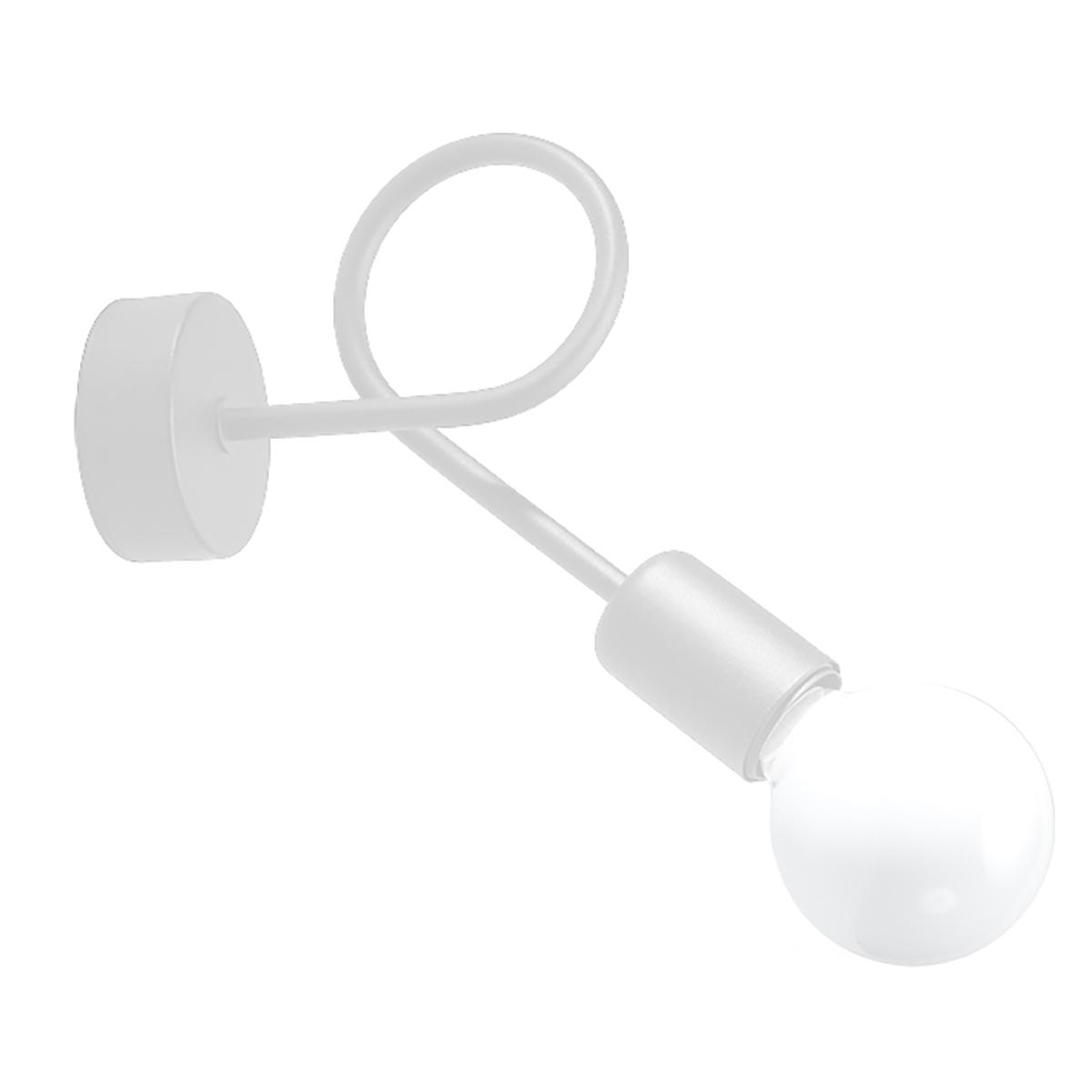 Sollux Aplique LOOP blanco 
