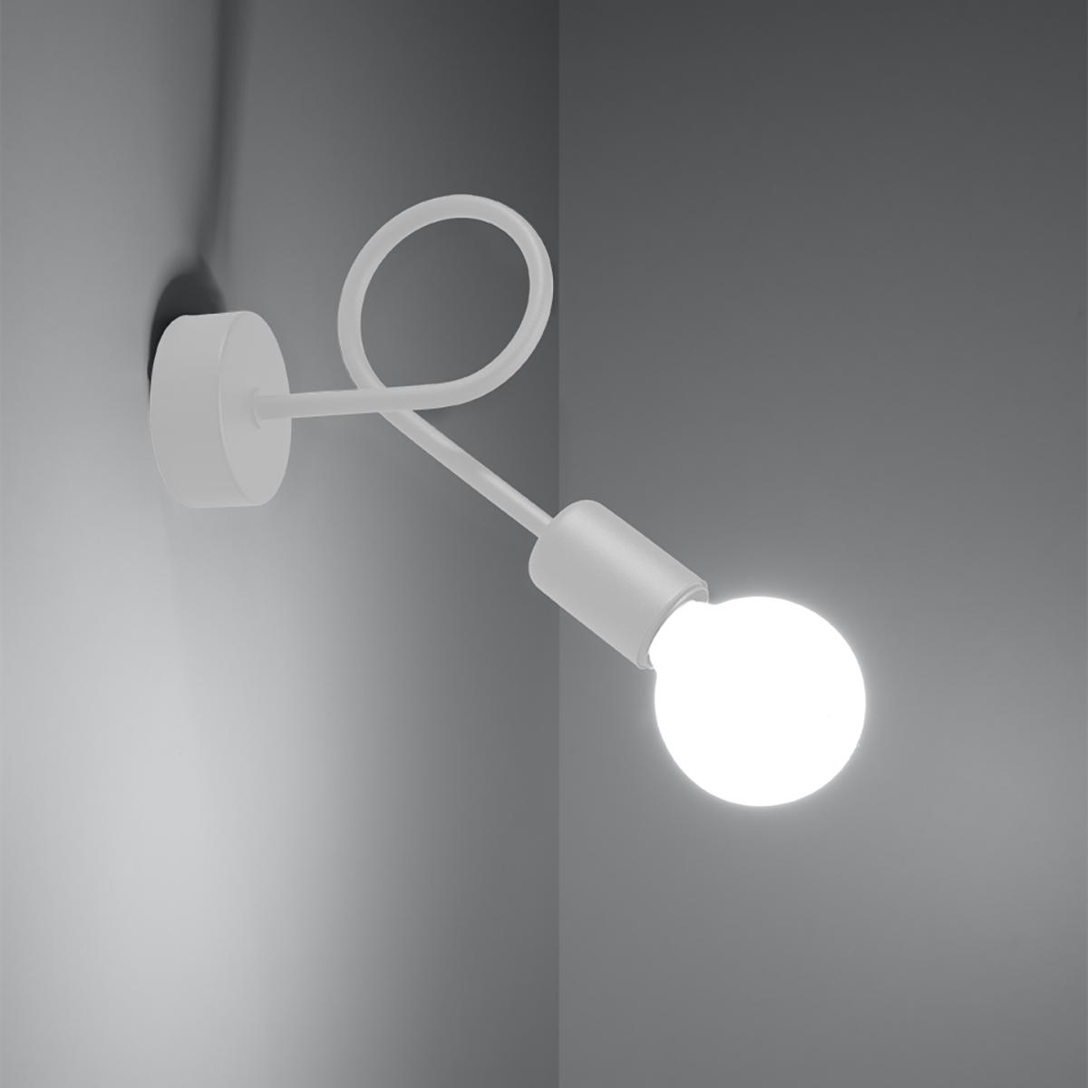 Sollux Aplique LOOP blanco 