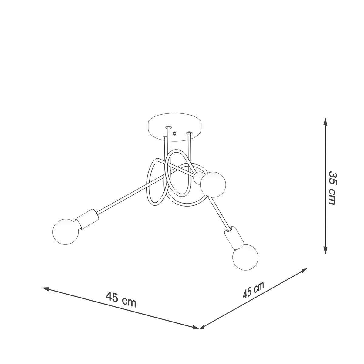 Sollux Araña LOOP 3 blanca 