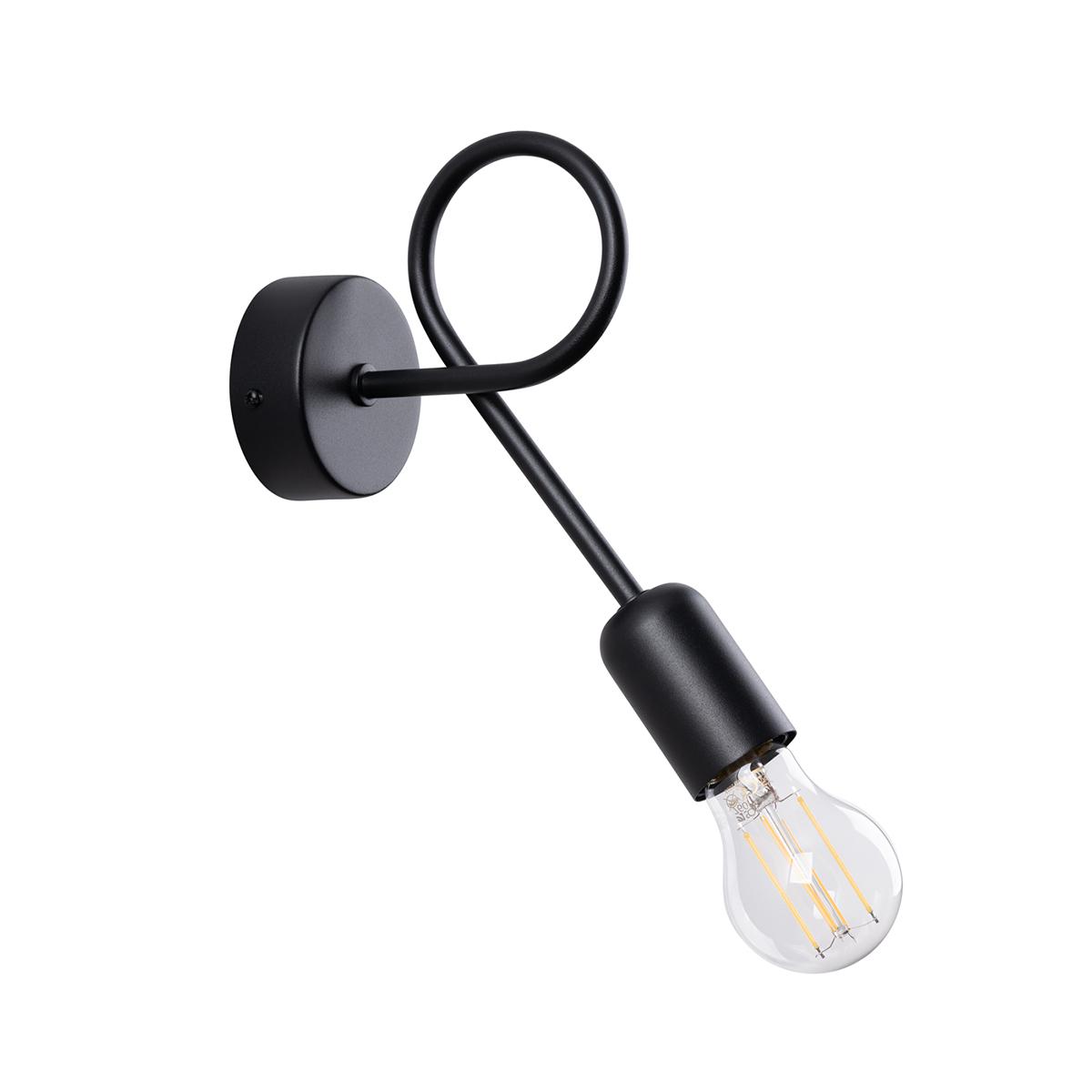 Sollux Aplique LOOP negro 