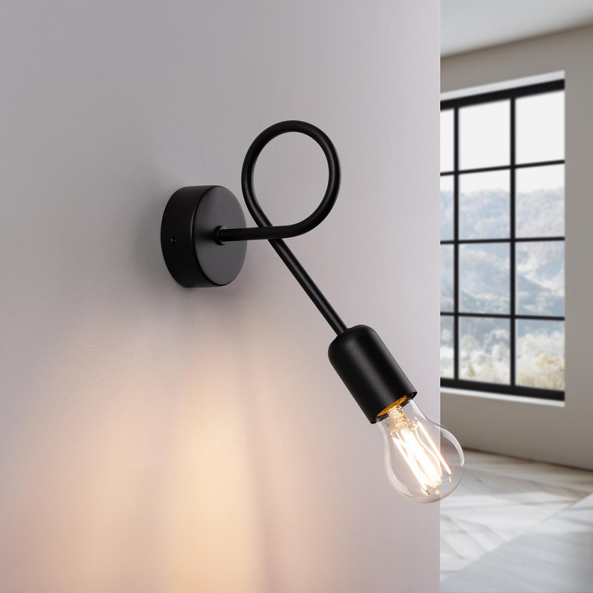 Sollux Aplique LOOP negro 