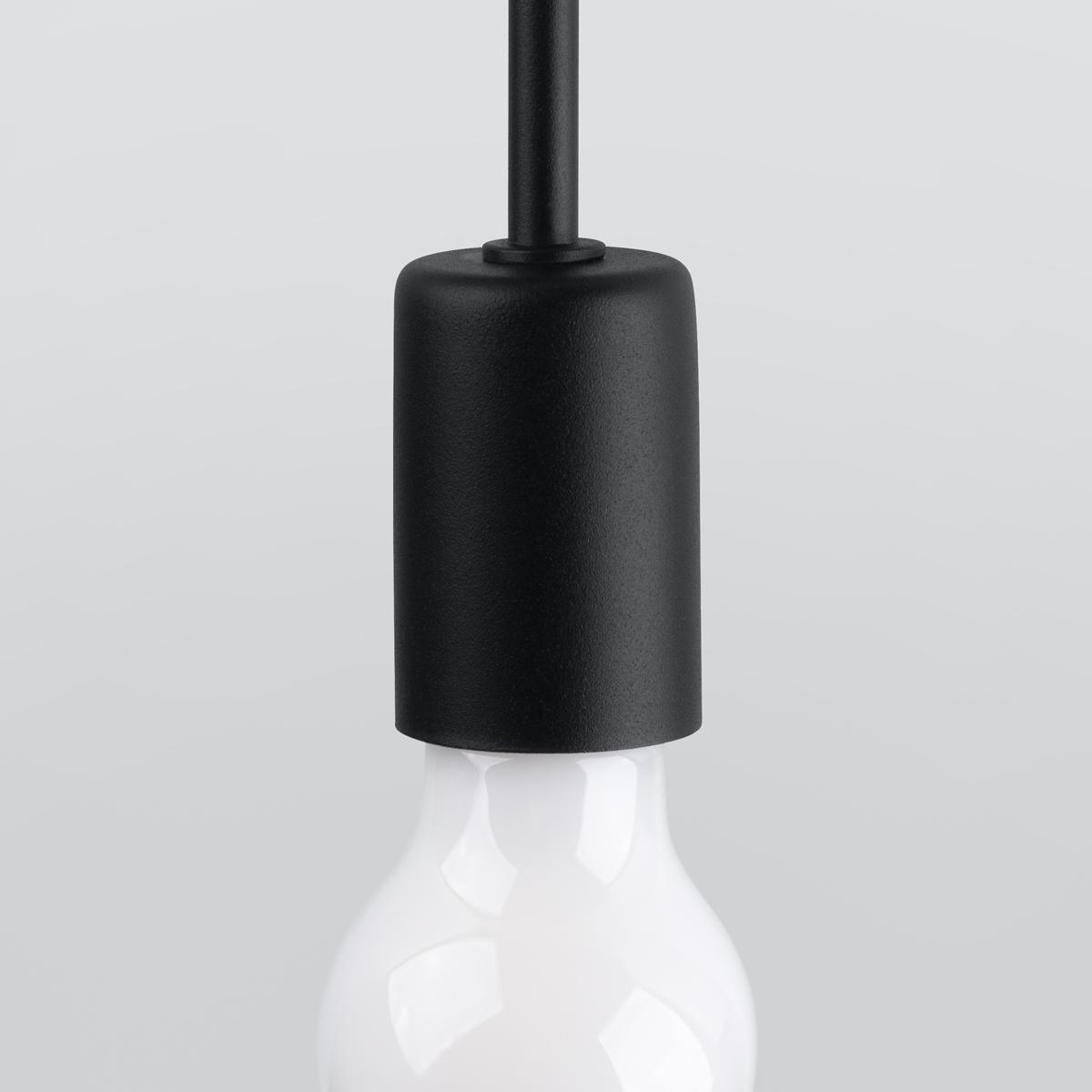 Sollux Aplique LEVAR negro 