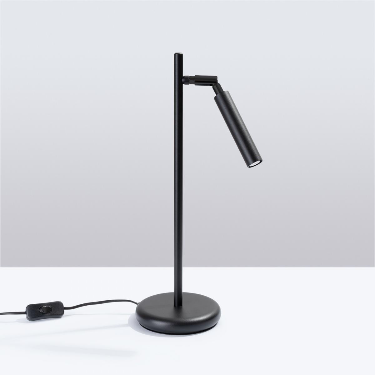 Sollux Lámpara de mesa PASTELO negra N/A