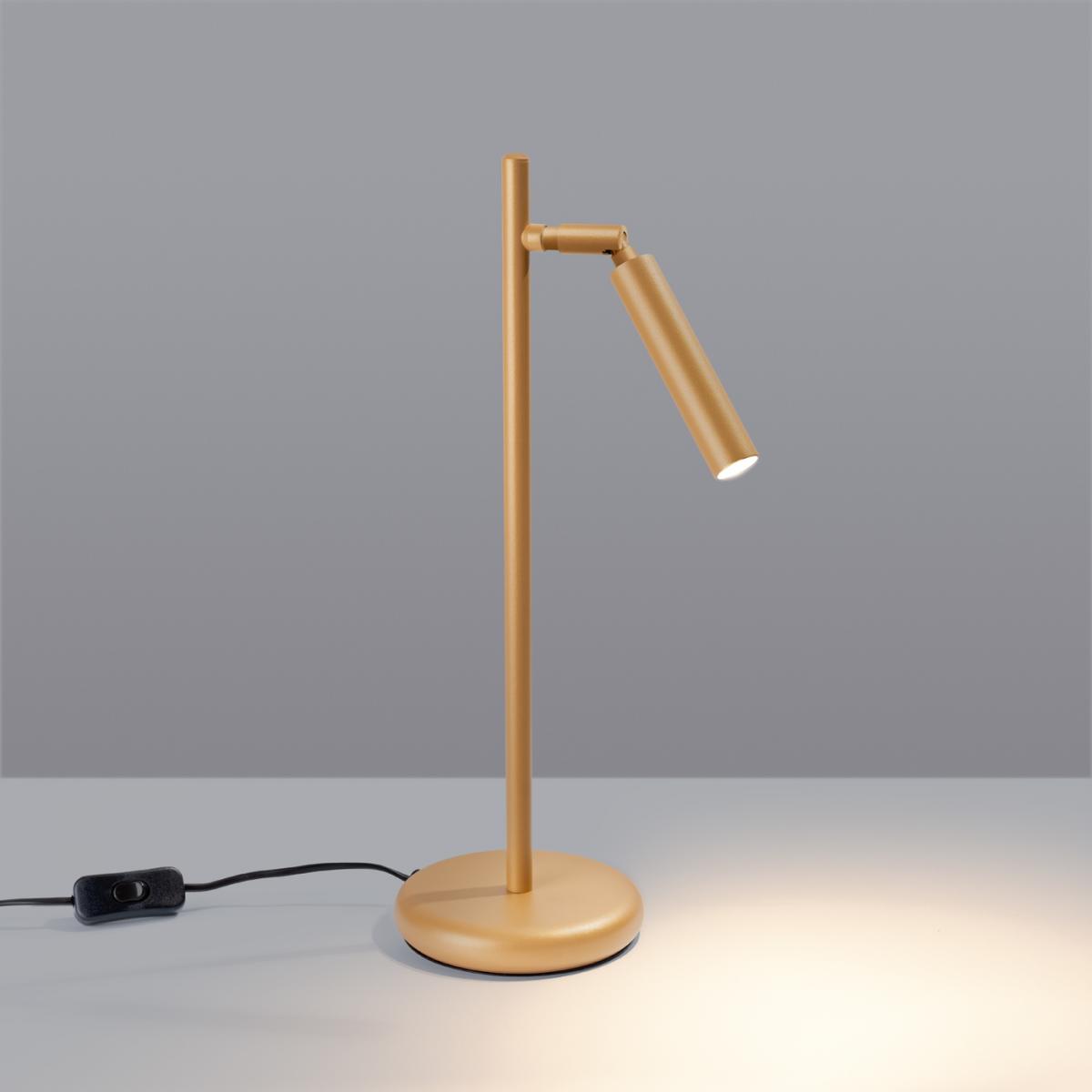 Sollux Lámpara de mesa PASTELO oro N/A