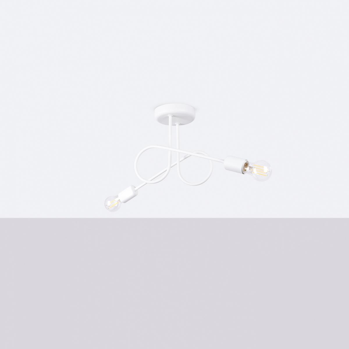 Sollux Lámpara LOOP 2 blanca N/A