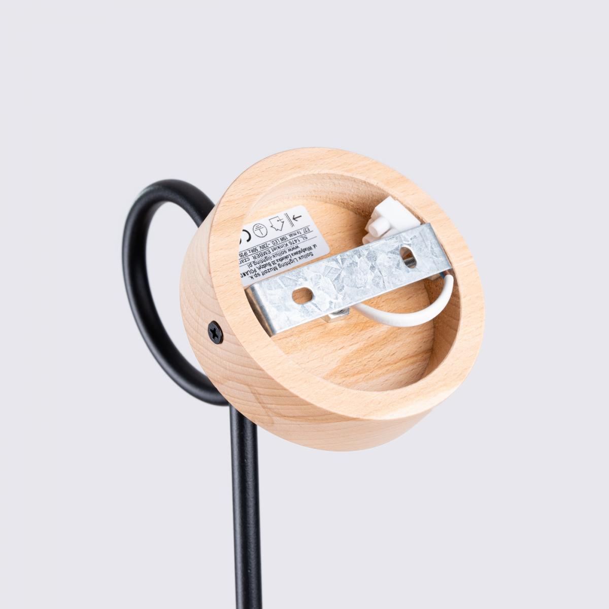 Sollux Aplique EMBER schwarz N/A