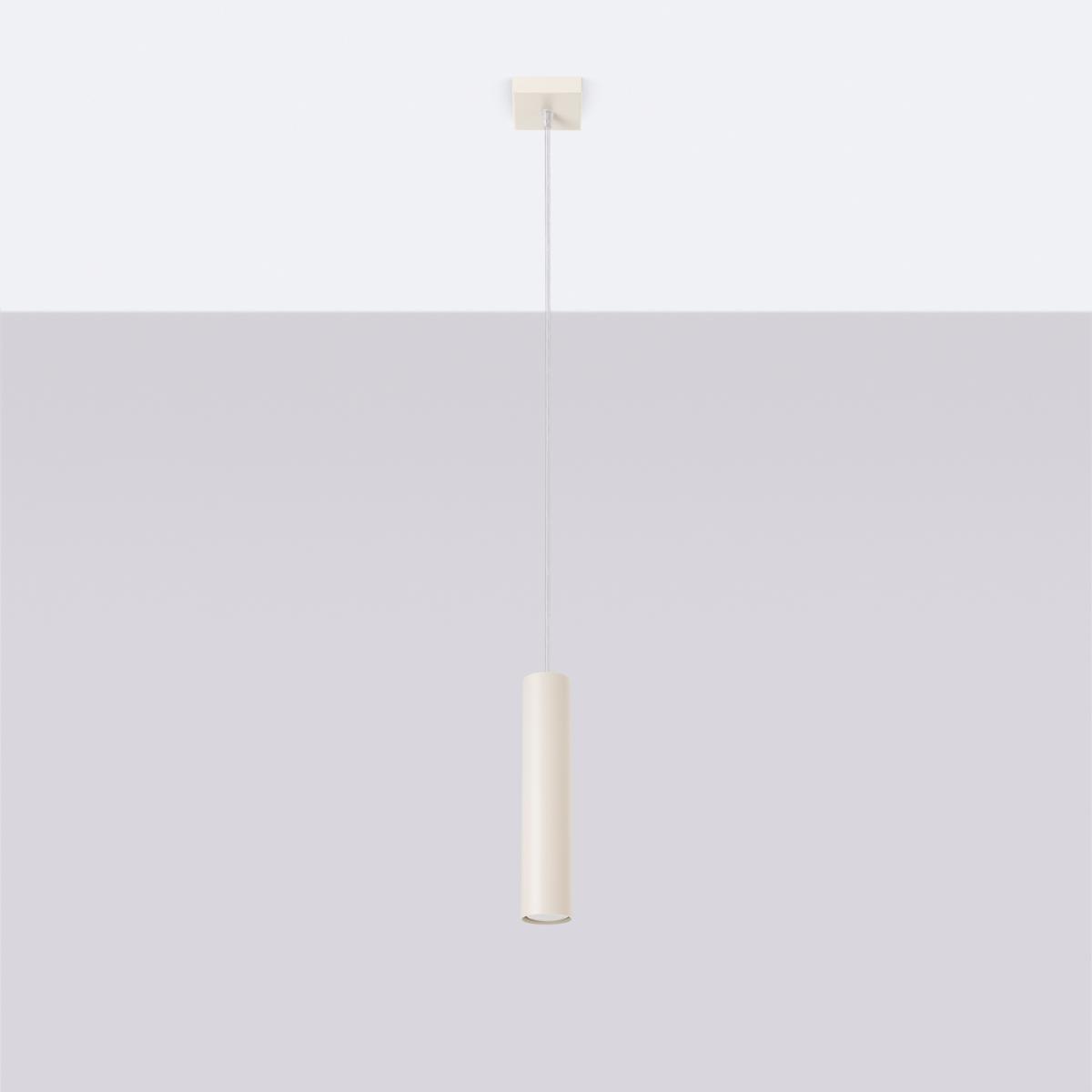 Sollux Lámpara colgante LAGOS 1 beige N/A