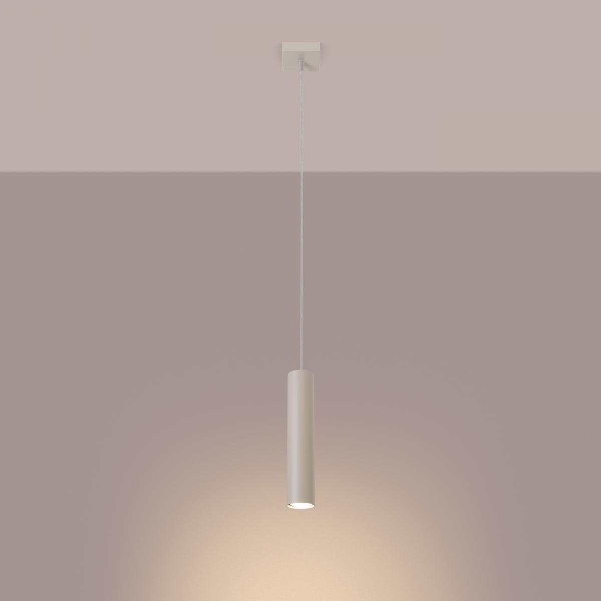 Sollux Lámpara colgante LAGOS 1 beige N/A