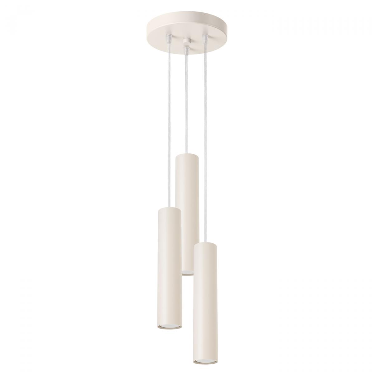 Sollux Lámpara colgante LAGOS 3P beige N/A