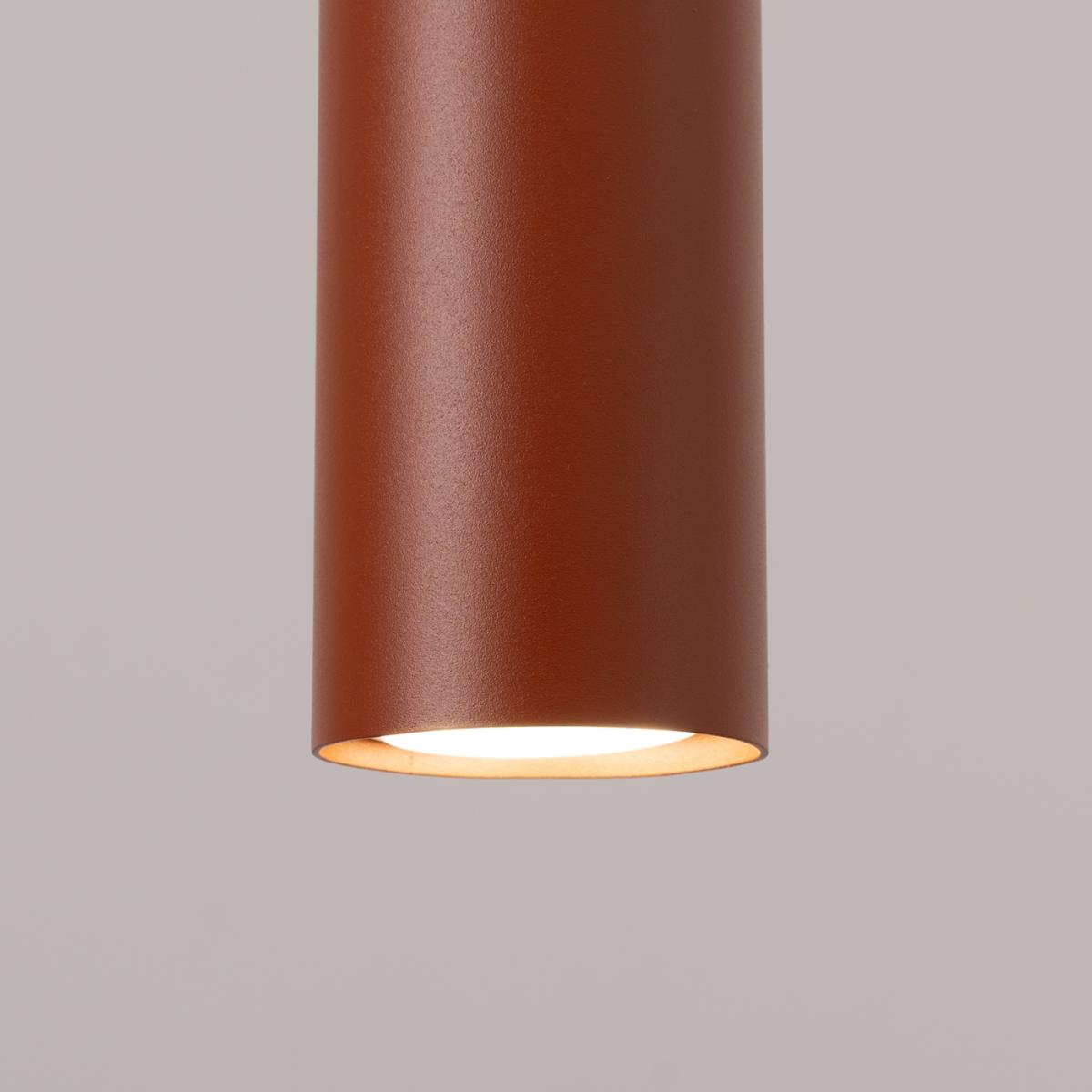 Sollux Lámpara colgante LAGOS 2 rojo ocre N/A