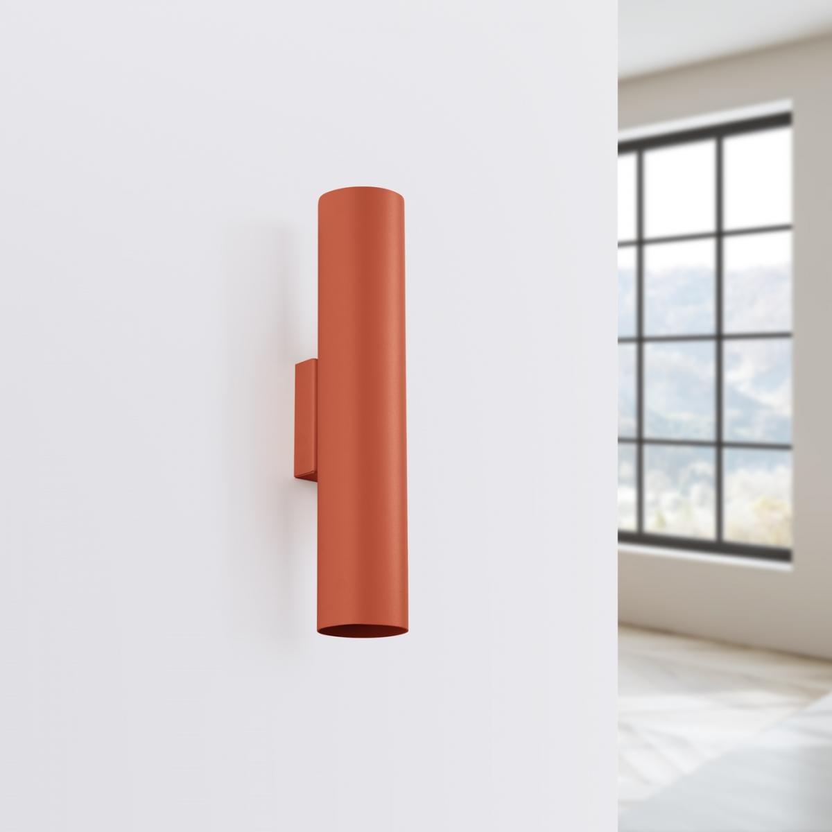 Sollux Aplique LAGOS 2 rojo ocre N/A