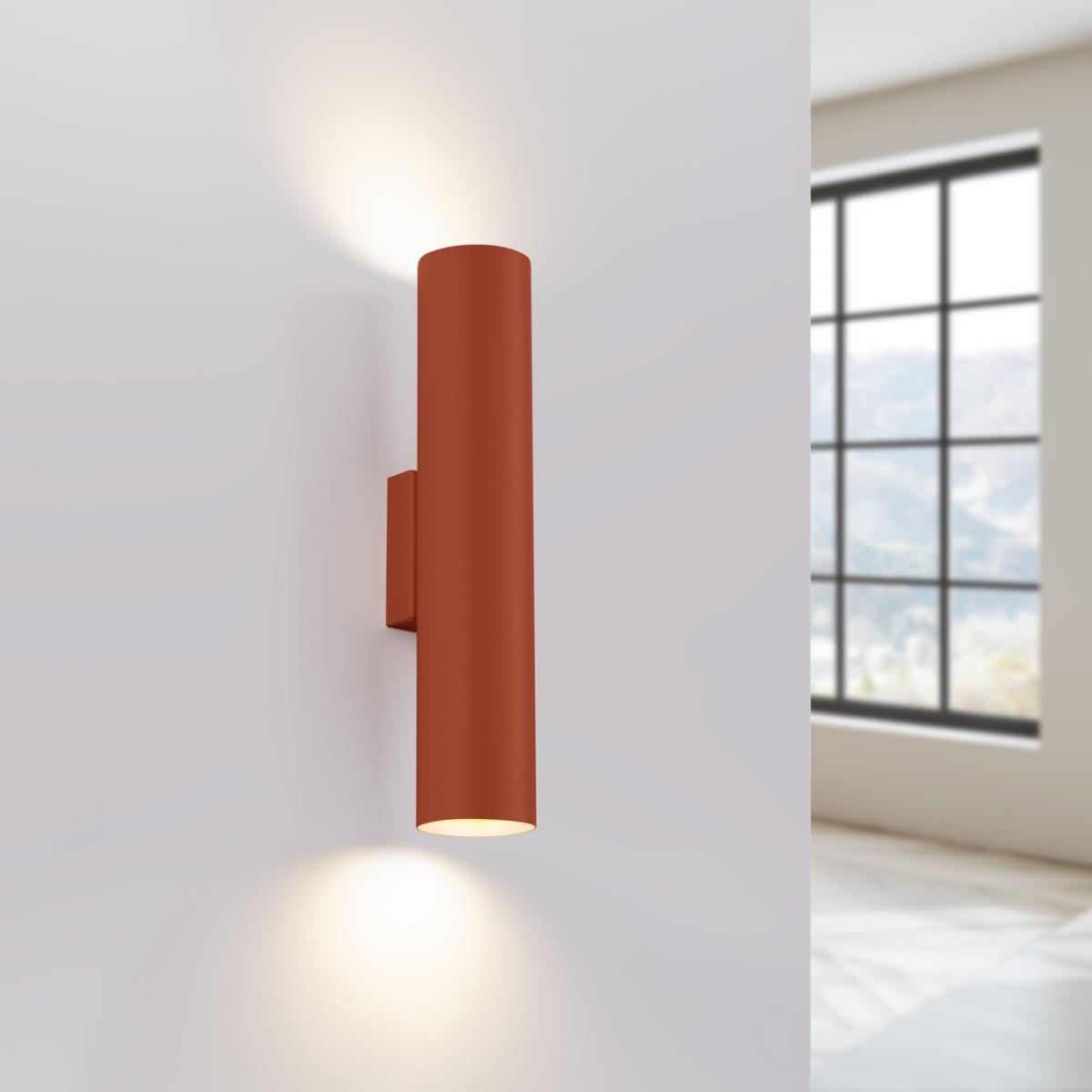 Sollux Aplique LAGOS 2 rojo ocre N/A