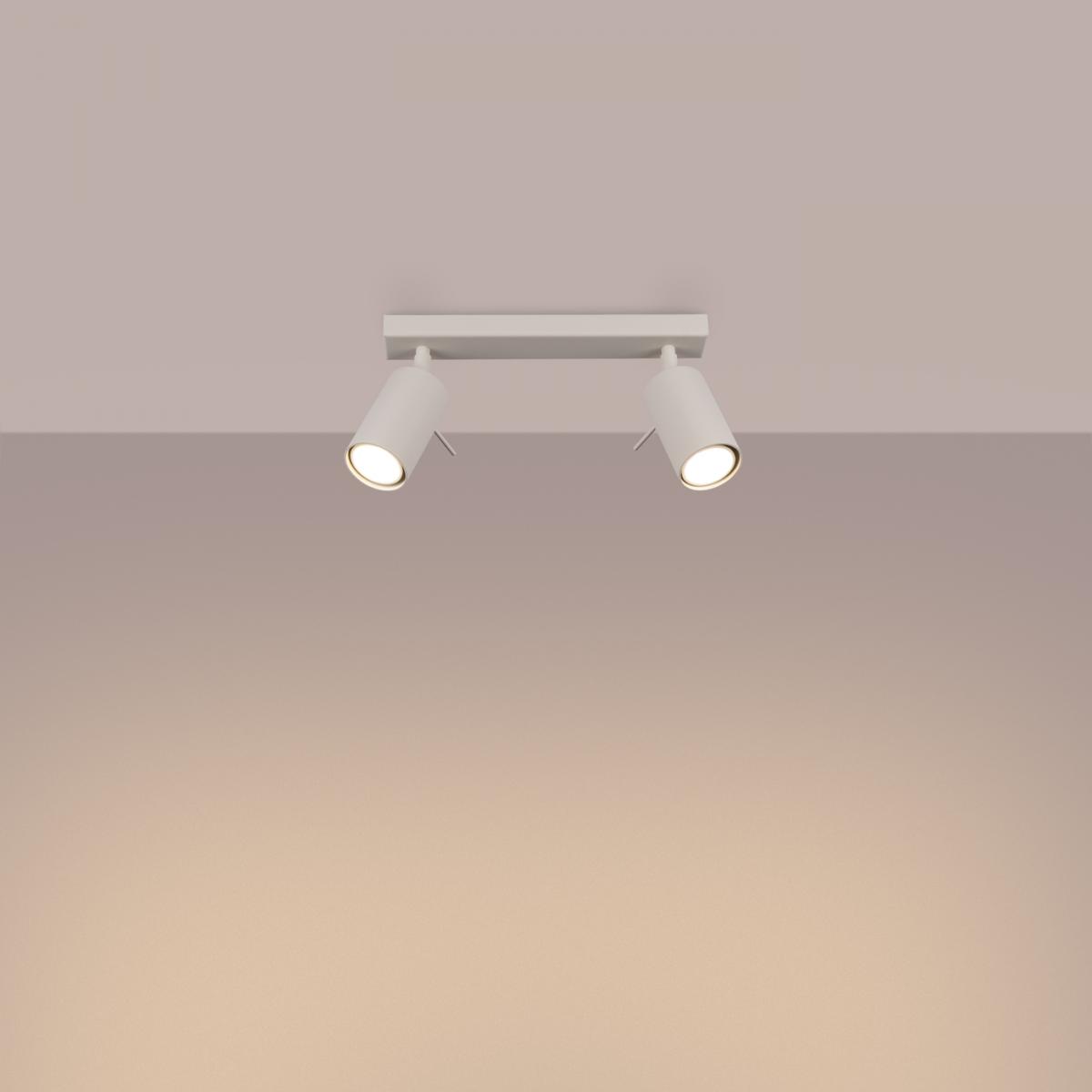 Sollux Lámpara de techo RING 2 beige N/A