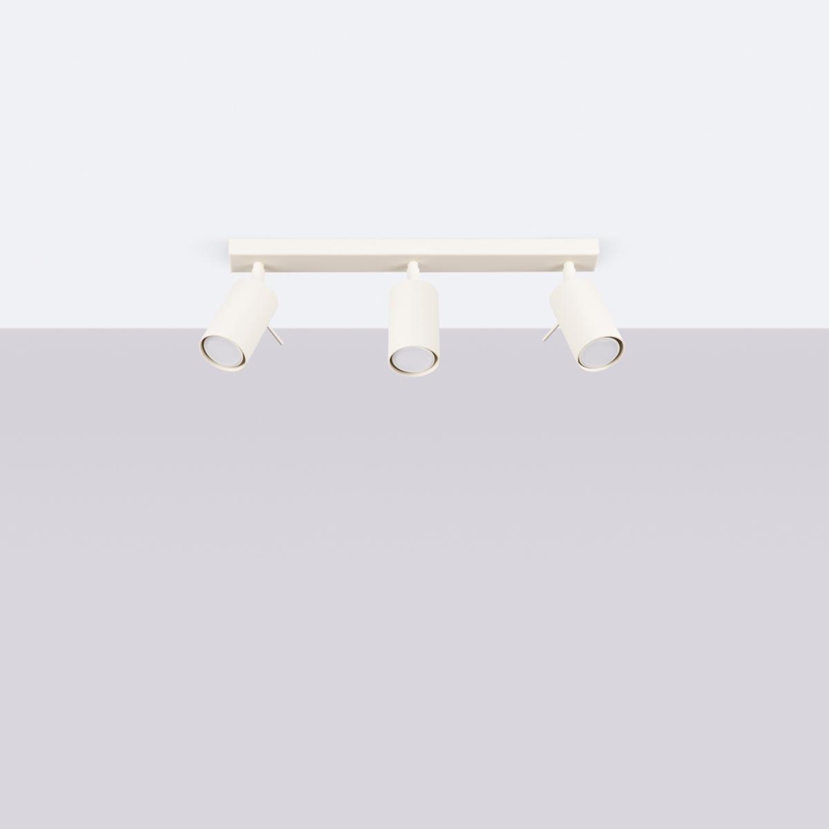 Sollux Lámpara de techo RING 3L beige N/A